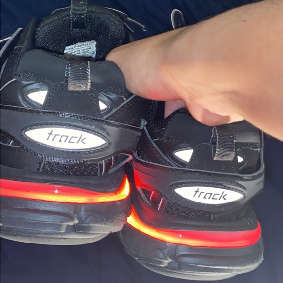 Black LED Balenciaga Tracks